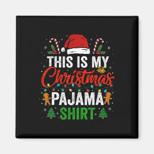 Íman Esta É Minha Camisa De Natal Divertida Pjs De Nata