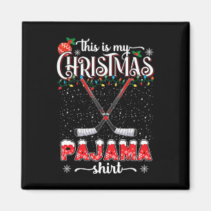 Íman Esta é Minha Camisa de Pijama de Natal Engraçada d