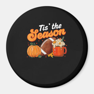 Íman Esta Época Pumpkin Spice Latte Halloween Fall Pé