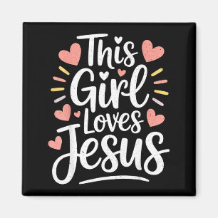 Íman Esta Garota Ama Jesus Presente Para Adolescente Cr