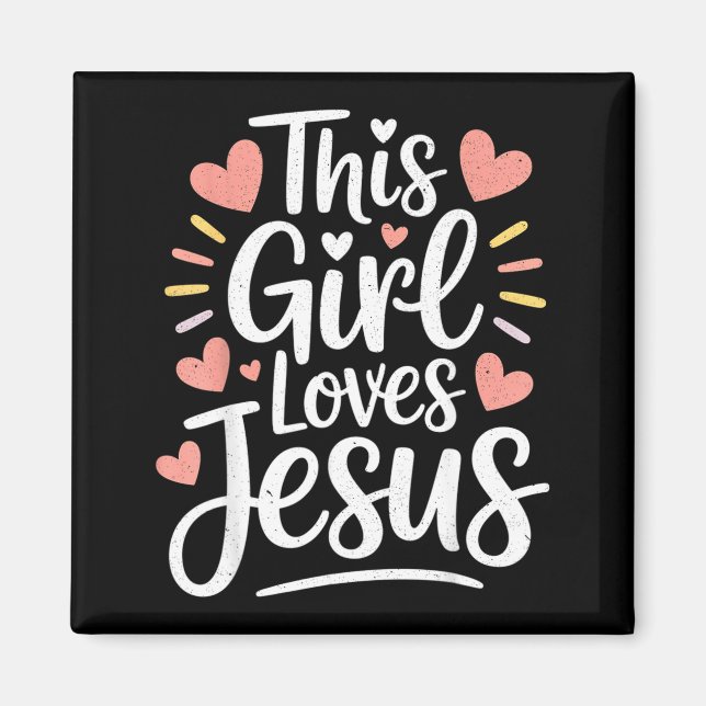 Íman Esta Garota Ama Jesus Presente Para Adolescente Cr (Frente)