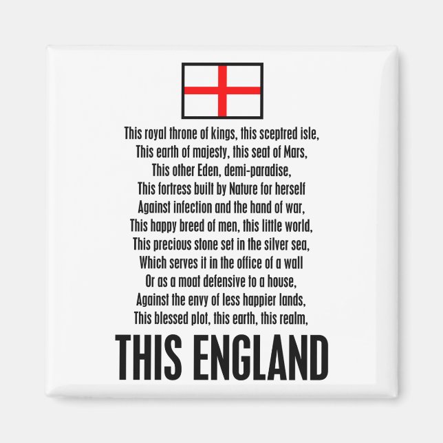 Íman Esta Inglaterra (Frente)