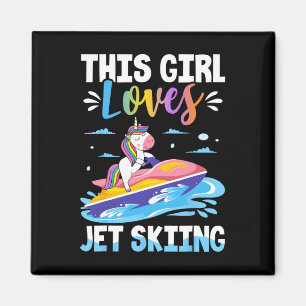 Íman Esta Menina Adora Jet Esquiando Jato Esqui Garota