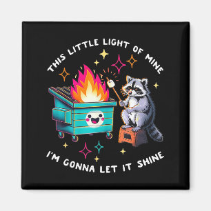 Íman Esta pequena luz do meme de fogo no lixo do guaxin