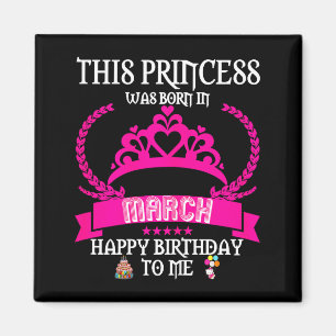Íman Esta princesa nasceu em março engraçado aniversári