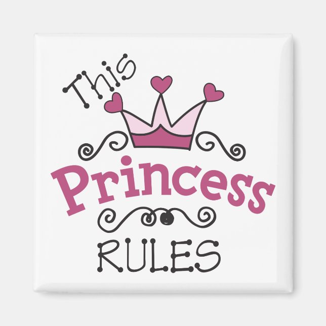 Íman Esta Princesa Regras (Frente)