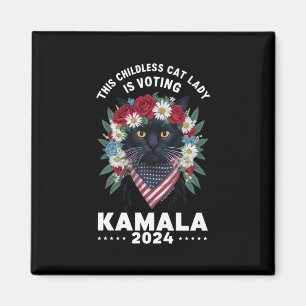 Íman Esta Senhora Gata Sem Filhos Está Votando Kamala