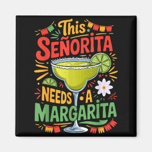 Íman Esta senhorita precisa de uma margarita engraçada