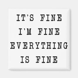 Íman Está tudo bem.