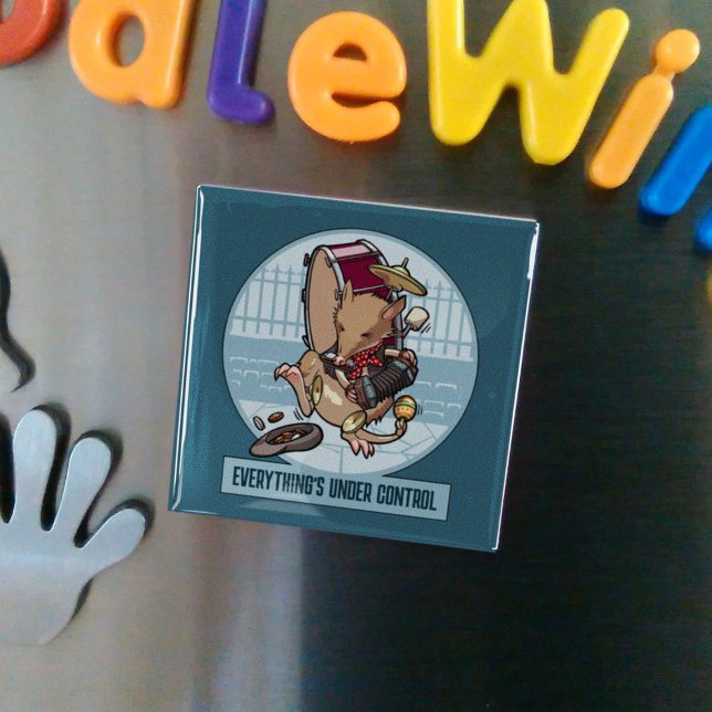 Íman Está tudo sob controle Banda de um homem (Criador carregado)