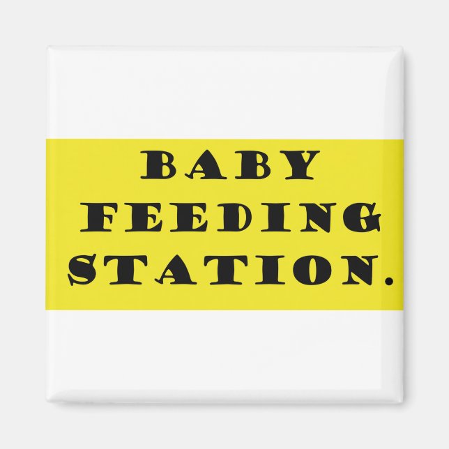 Íman Estação de alimentação de bebês (Frente)