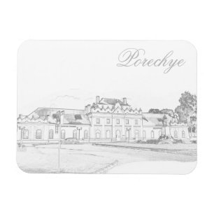 Íman Estação de Arquitetura de Porechye Pareča Belar