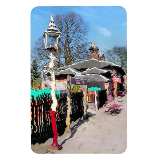 ÍMAN  ESTAÇÃO DE COMBOIO ANTIGO (Vertical)