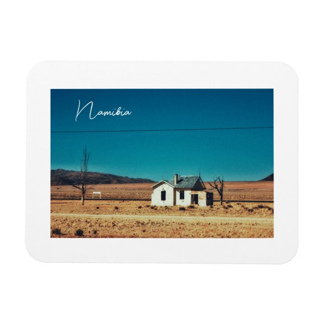 Íman Estação de Comboio Antigo Abandonada na Namíbia (Horizontal)