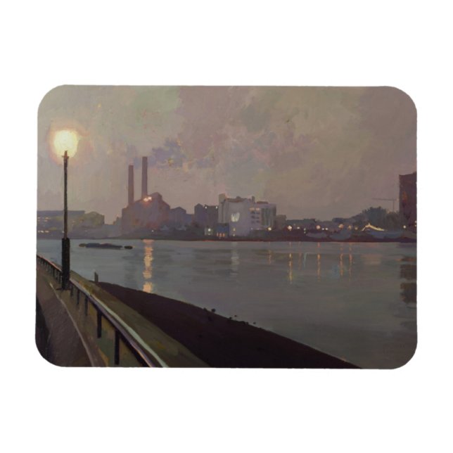 Íman Estação de energia Chelsea por Noite (Horizontal)