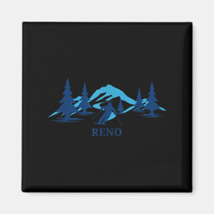 Íman estação de esqui reno nevada esquiador esqui