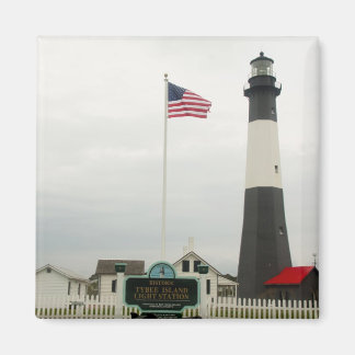Íman Estação de Farol de Tybee Island Magnet
