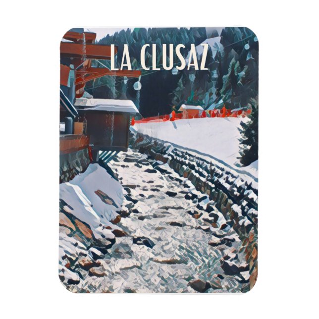 Íman Estação de ski La Clusaz (Vertical)