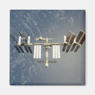Íman Estação espacial internacional backdropped