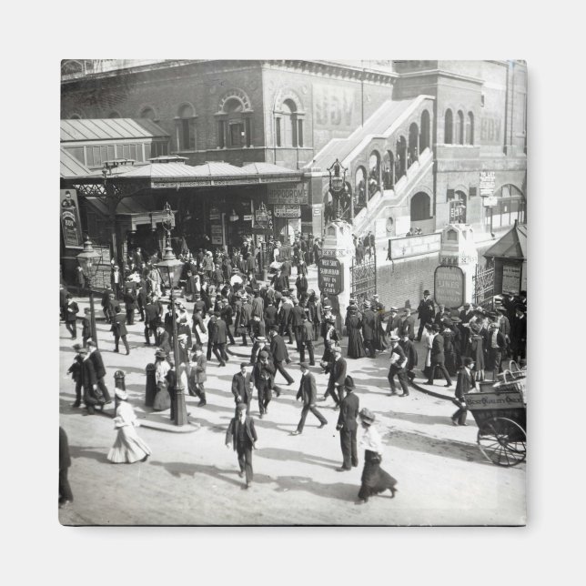 Íman Estação Ferroviária de Broad Street, Londres, c.18 (Frente)