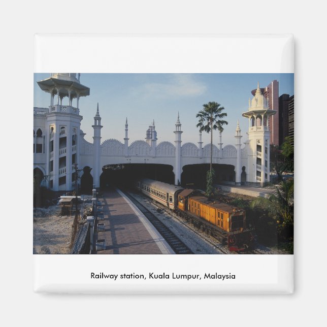 Íman Estação ferroviária Kuala Lumpur, Malásia (Frente)