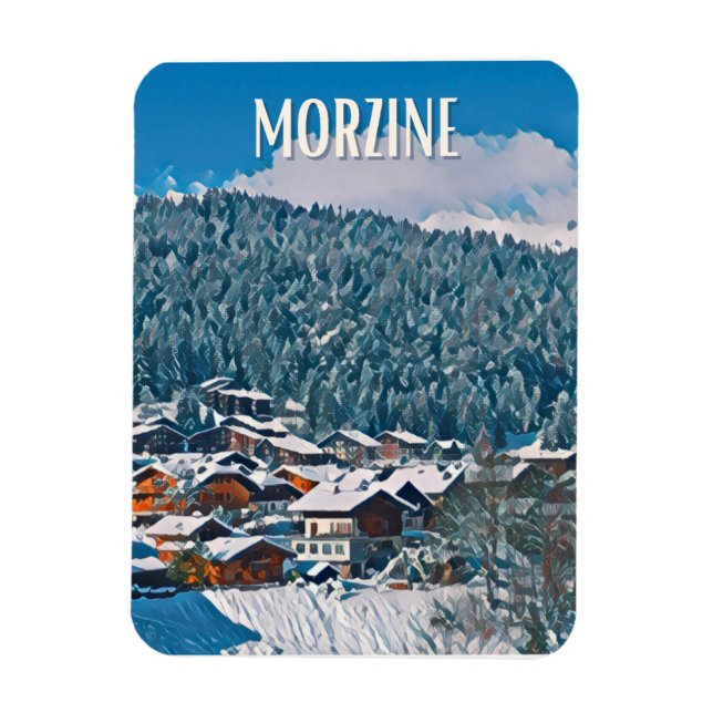 Íman Estação Morzine de ski (Vertical)
