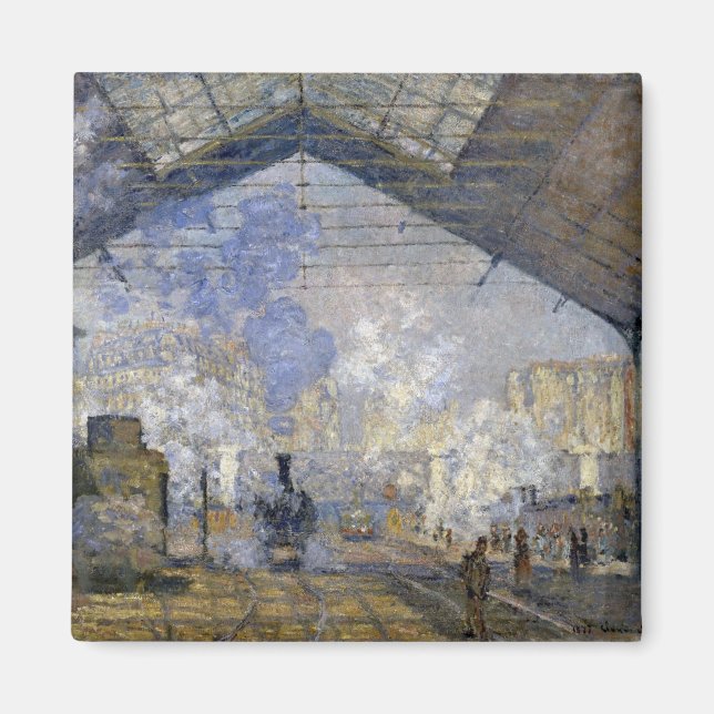 Íman Estação Santo-Lazare, Monet (Frente)