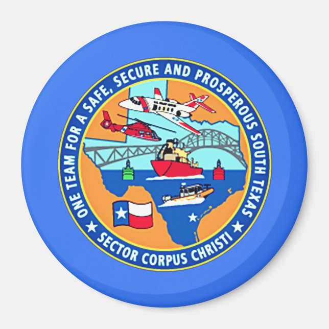 Íman Estação USCG Corpus Christi Texas (Frente)