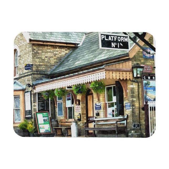 ÍMAN  ESTAÇÕES ANTIGAS DE COMBOIO REINO UNIDO (Horizontal)