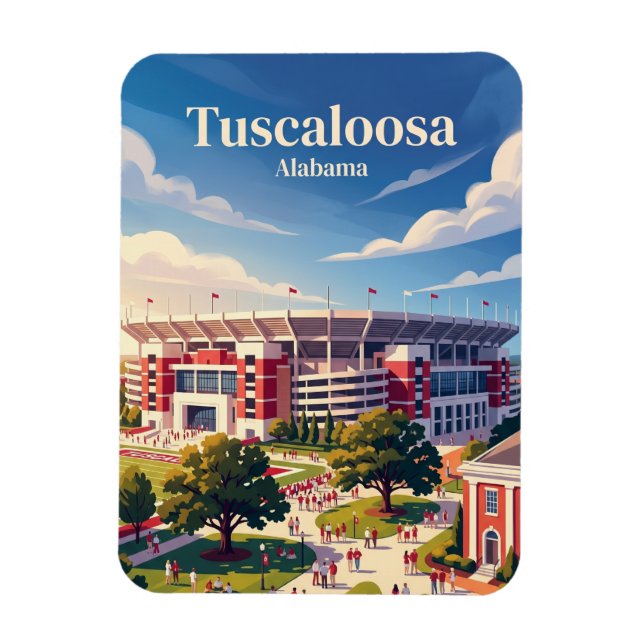 Íman Estádio Bryant-Denny Alabama (Vertical)