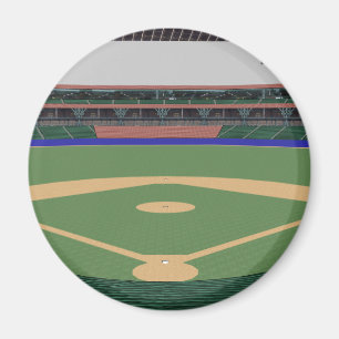 Íman Estádio de basebol: modelo 3D: