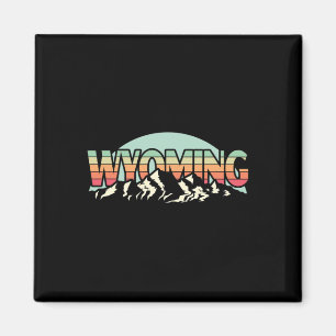 Íman Estado americano Wyoming - Antiga natureza montanh