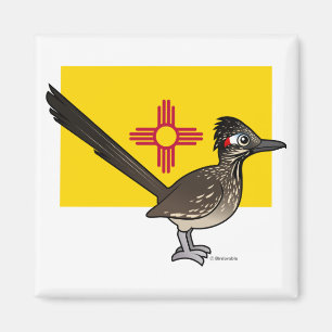 Íman Estado Birdorable de New mexico: Roadrunner