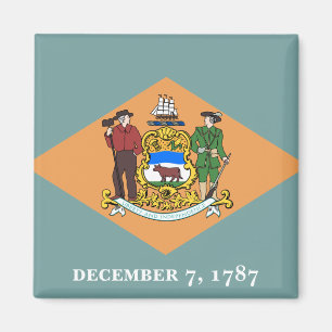 Íman Estado de Bandeira de Delaware