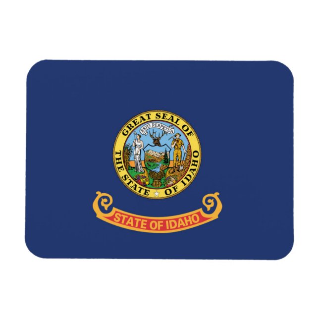 Íman Estado de bandeira de Idaho, EUA (Horizontal)