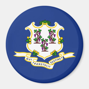 Íman Estado de bandeira do Connecticut
