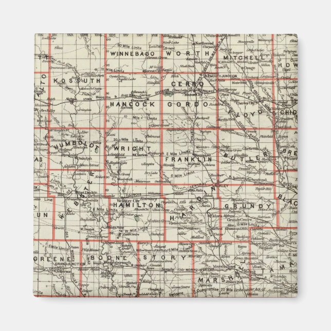 Íman Estado de Iowa (Frente)