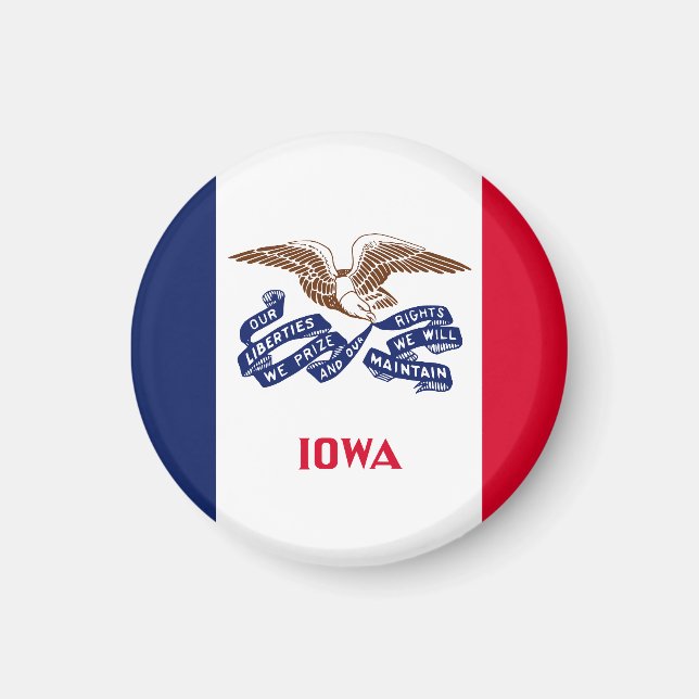 Íman Estado de Iowa USA (Frente)