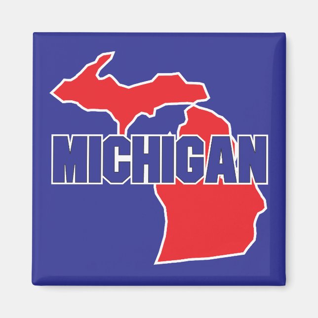 Íman Estado de Michigan (Frente)