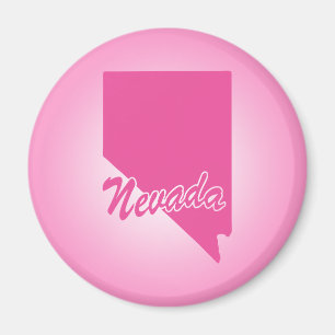 Íman Estado de Nevada Magneto Rosa