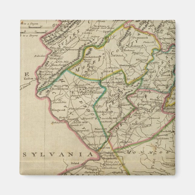 Íman Estado de New Jersey 3 (Frente)