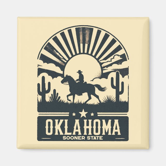 Íman Estado de Oklahoma mais cedo (Frente)