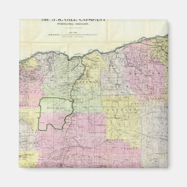 Íman Estado de Oregon (Frente)