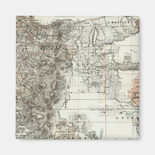 Íman Estado De Oregon (Frente)