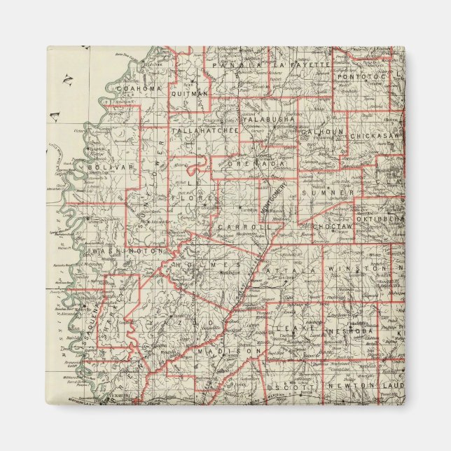 Íman Estado do Mississippi (Frente)