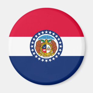 Íman Estado do Missouri Flag Design