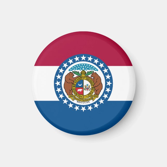 Íman Estado do Missouri Flag USA (Frente)