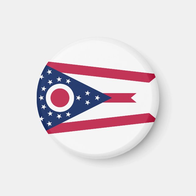 Íman Estado do Ohio Flag USA (Frente)