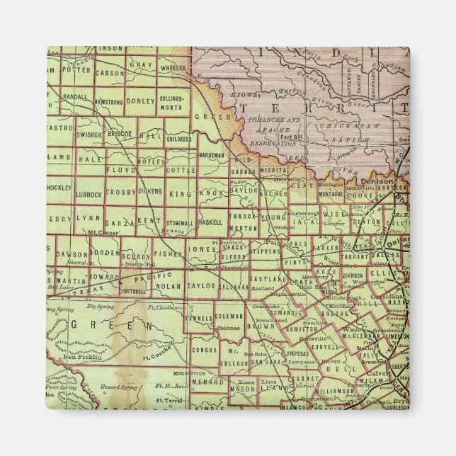 Íman Estado do Texas 3 (Frente)