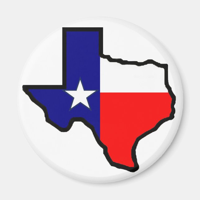 Íman Estado do Texas Magnet (Frente)